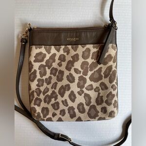 Coach Leopard Print Crossbody Bag